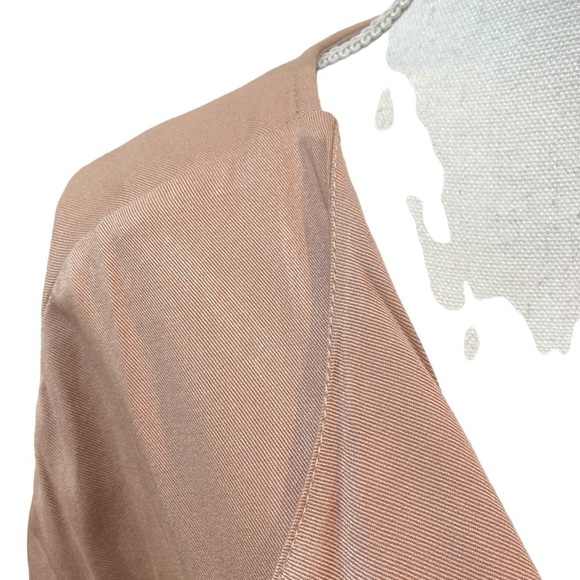 NWT Stoosh dusty blush lightweight open front casual jacket pockets size medium - Picture 5 of 9